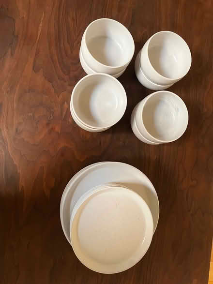 Photo of free White speckled dishes (Near Lansdowne Subway Station) #2
