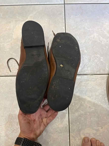 Photo of free Clark’s brown leather men’s shoes (CB1) #2