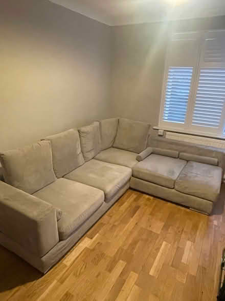 Photo of free Corner sofa with shezlong (CR4 3EB) #2