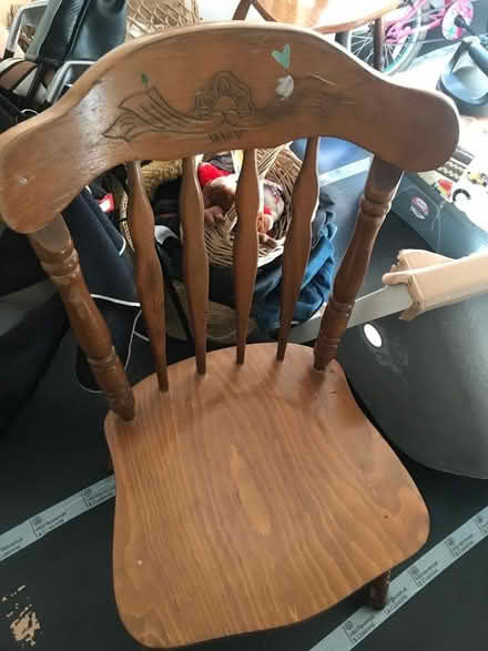 Photo of free 4 wooden dining chairs (Newtown RG1) #2