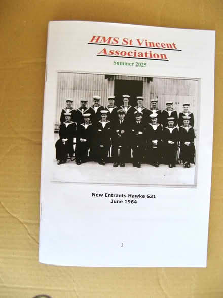 Photo of free HMS St Vincent Association, current magazine (Croham CR2) #1