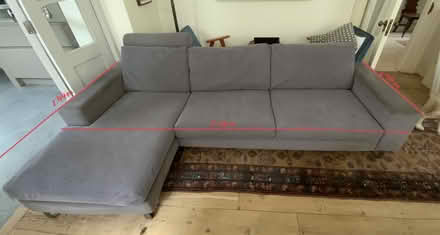 Photo of free Grey L shaped sofa from Bo Concept (Rathmines, Belgrave Square) #2