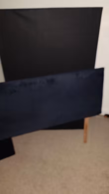 Photo of free Double divan bed base with storage and headboard (Buttershaw BD6) #3