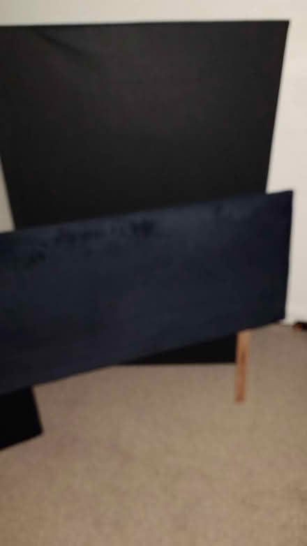 Photo of free Double divan bed base with storage and headboard (Buttershaw BD6) #3