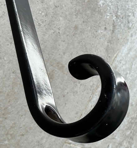 Photo of free Black metal hanging basket bracket (East Marden) #2