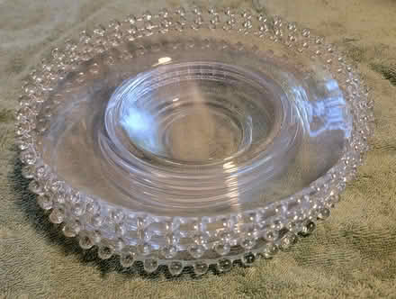 Photo of free 4 Glass Circle Plates (West 7th) #2