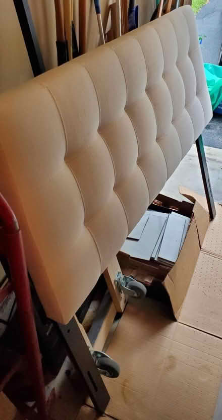 Photo of free Queen size bed, frame & headboard (Germantown, MD) #2