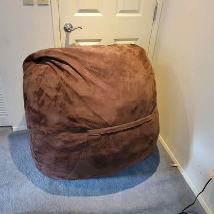 Photo of free Large Brown Foam Filled "Bean Bag" (Bellevue-Redmond) #1