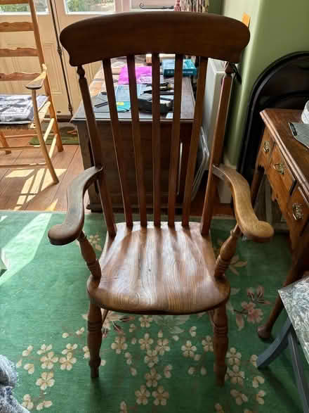 Photo of free Antique high back chair (Chiswick W4) #1
