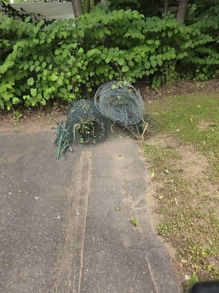 Photo of free Green wire fence, heavily used (Main Street) #1