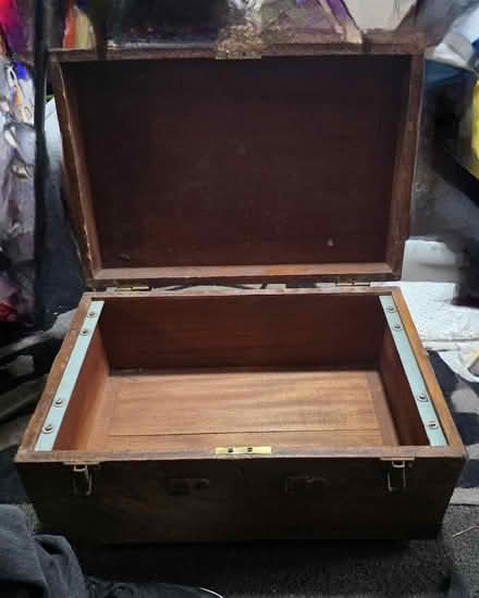 Photo of free Old wooden box (Ryelands LA1) #2