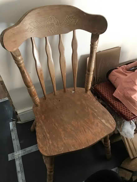 Photo of free 4 wooden dining chairs (Newtown RG1) #1