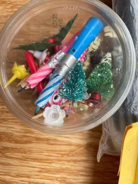 Photo of free Candles and cake decs used (OX4 3) #1