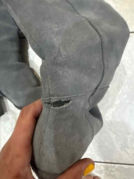 Photo of free Grey suede boots, size 5 (Cb13PF) #3