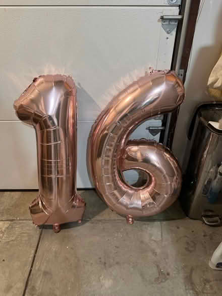Photo of free rose gold 16 or 19 Balloons (Ross) #1
