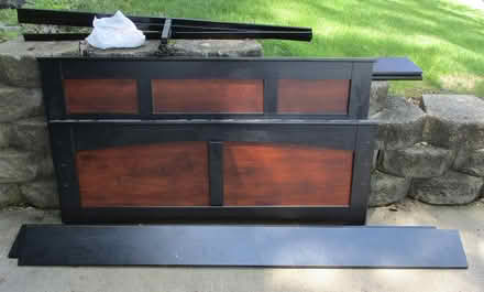 Photo of free Full size bed frame (Schaumburg) #1