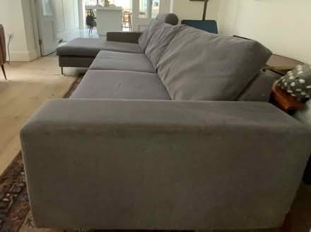 Photo of free Grey L shaped sofa from Bo Concept (Rathmines, Belgrave Square) #4