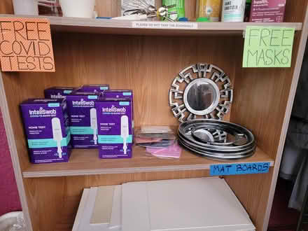 Photo of free 3 Silver Circle Mirrors (West 7th) #3