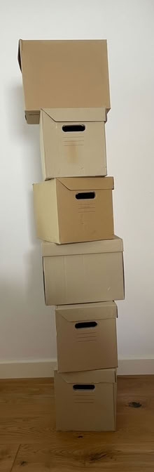 Photo of free 6x Cardboard Storage Box (WS13) #1