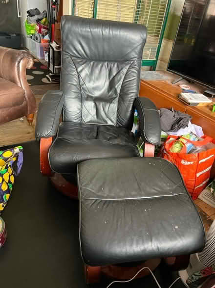 Photo of free Ponsford Recliner & Footstool (Frecheville S12) #2