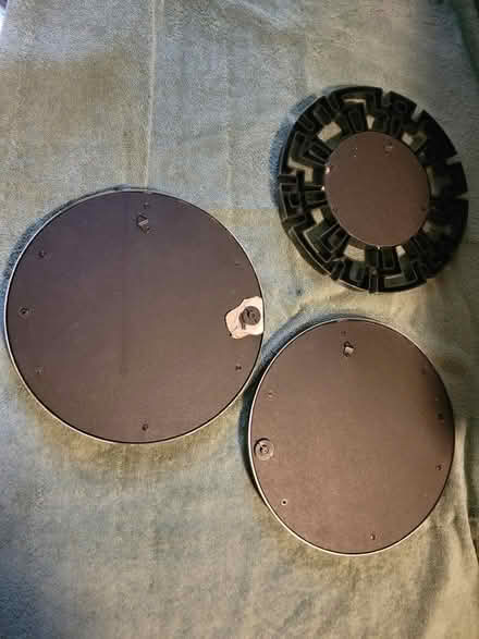 Photo of free 3 Silver Circle Mirrors (West 7th) #2