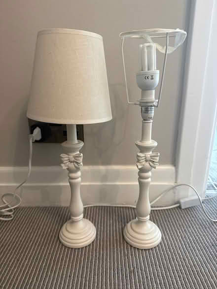 Photo of free Off white side table lamps (BR6 Orpington) #1