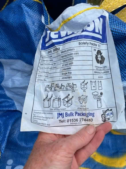 Photo of free Industrial bags (Kt7 0uj) #2