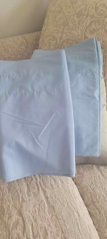 Photo of free Window Valances - Light Blue (Gambrills off Waugh Chapel Rd) #1