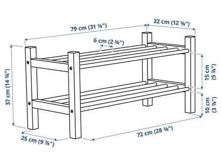 Photo of free Ikea shoe rack (Shoreditch) #3
