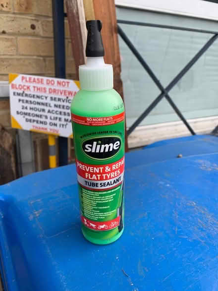 Photo of free Bicycle tube sealant (Bermondsey SE1 5HP) #1