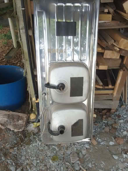 Photo of free Stainless steel double bowl sink top (Edwyn Ralph HR7) #2
