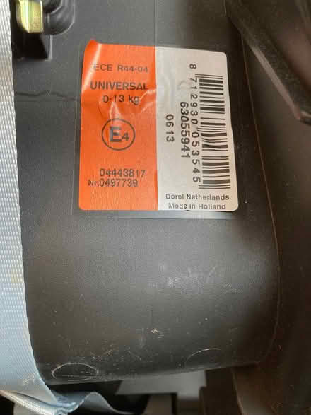 Photo of free Maxi Cosi Car Seat 0-13kg (Guiseley LS20) #4