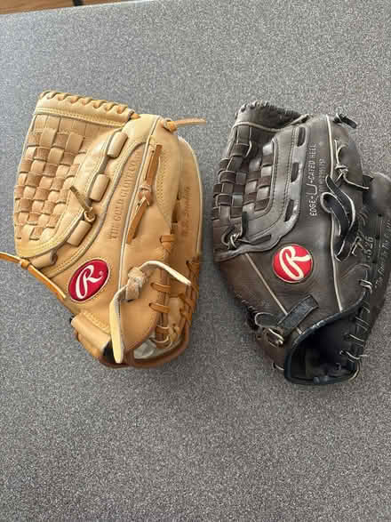 Photo of free Baseball Gloves (Highland Ave, RWC) #1