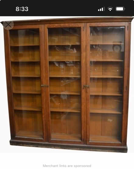 Photo of Solid wood bookcase with doors (Etobicoke) #2
