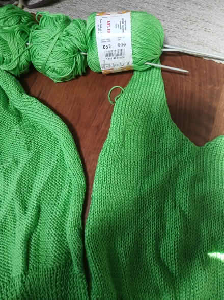 Photo of free Half knitted jumper (Thornton heath) #3