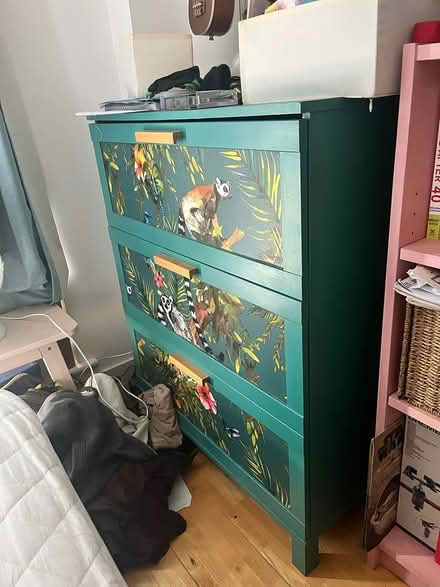 Photo of free Green chest of drawers (SE8 Deptford) #1
