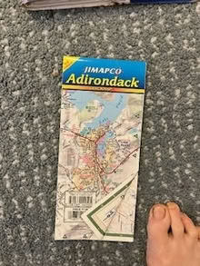 Photo of free Laminated Adironkack maps (Golden Triangle) #1