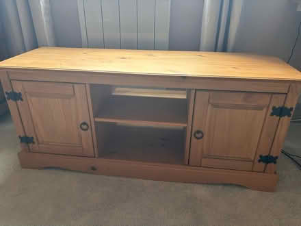 Photo of free Pine tv unit (Cowie FK7 7) #2