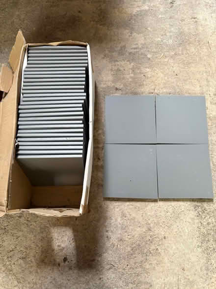 Photo of free Grey floor tiles (Widcombe) #1