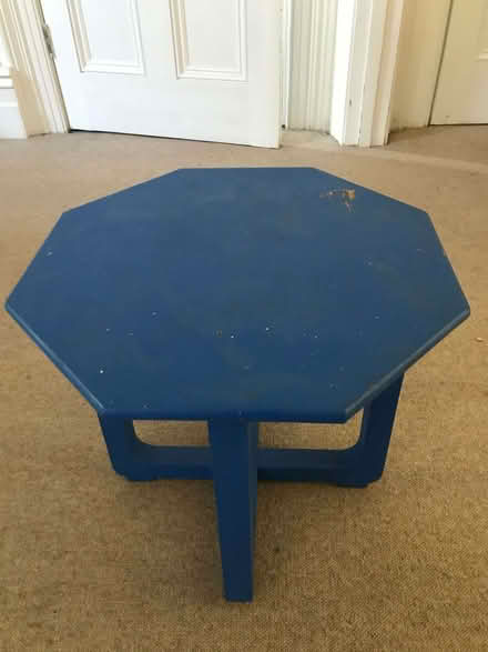 Photo of free Side table 49cm 'diameter' 40cm high. (Lewes BN7) #1