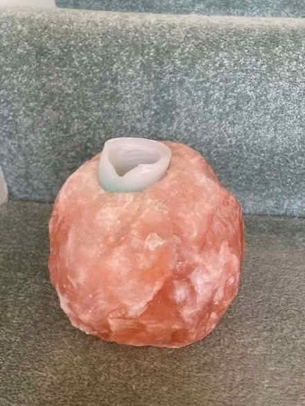 Photo of free Himalyn rock salt candle holder (Pooley Green TW20) #1