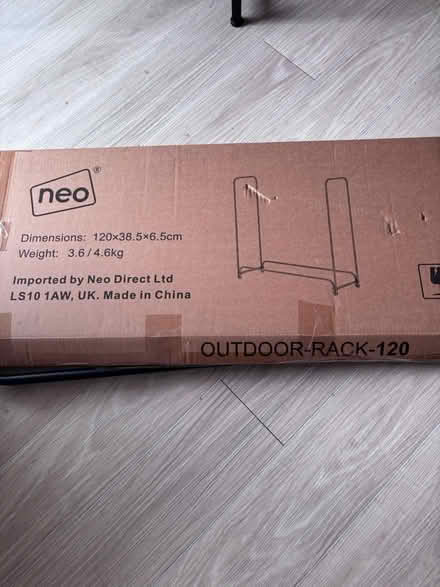 Photo of free Black metal outdoor rack (Rake Hants) #3