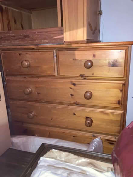 Photo of free 2 pine chest of drawers full size (Skirwith CA10) #2