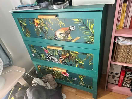 Photo of free Green chest of drawers (SE8 Deptford) #2