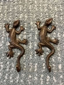 Photo of free 2 lizard coat hooks (Golden Triangle) #1