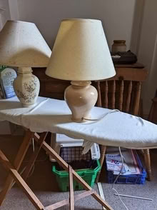 Photo of free Two ceramic base table lamps (Central Rugby CV21) #1