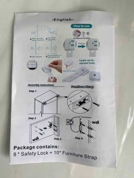 Photo of free 20 furniture fixing straps (Stevenage SG1) #4