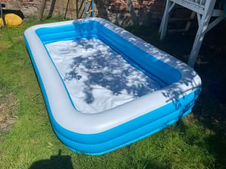 Photo of free Approx 5foot x 9foot paddling pool (CW2) #3