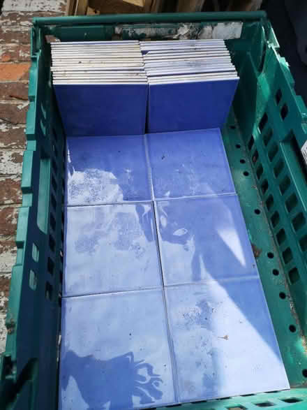Photo of free 60 Light Blue/Lilac Tiles (Kiveton Park, S26) #1