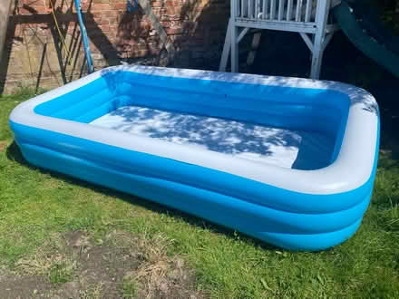 Photo of free Approx 5foot x 9foot paddling pool (CW2) #2